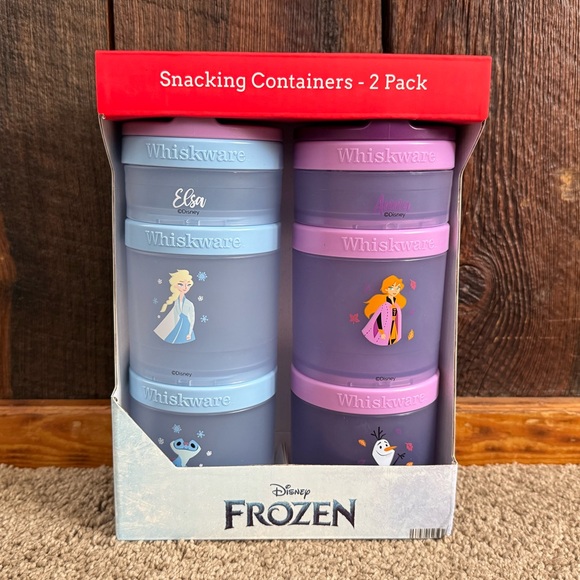 Disney Frozen Snacking Containers - 2 Pack, Blue and Purple - Picture 1 of 2